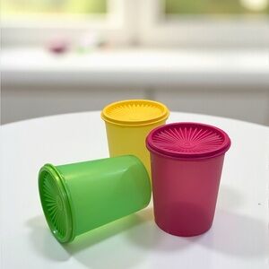 Tupperware Classic Servalier Heritage Decorator Canister Set